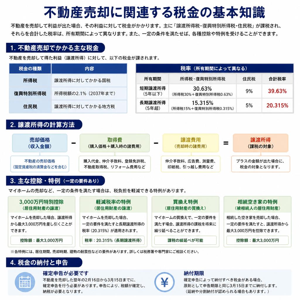 2. 売却前に知っておきたい税金のこと