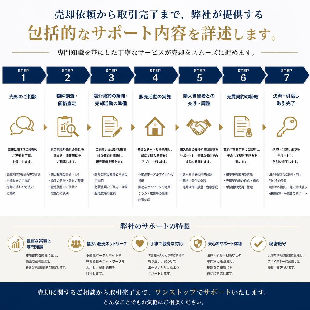 2. ヒーロー不動産のサポート内容