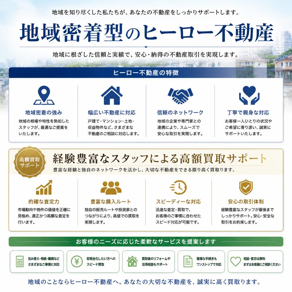 ヒーロー不動産の強み