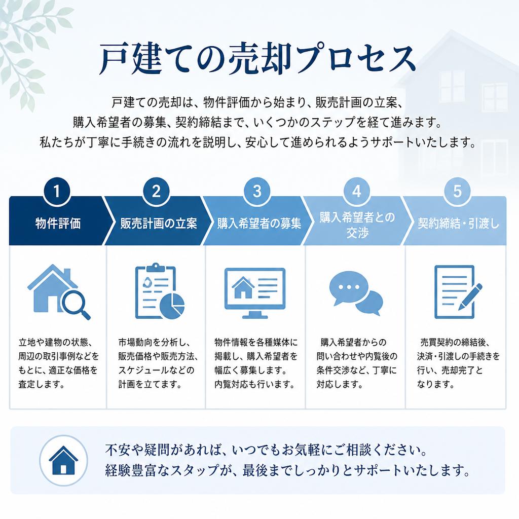 戸建て売却の流れ