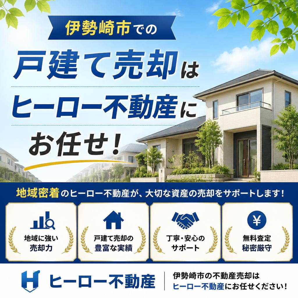伊勢崎市での戸建て売却はヒーロー不動産にお任せ！