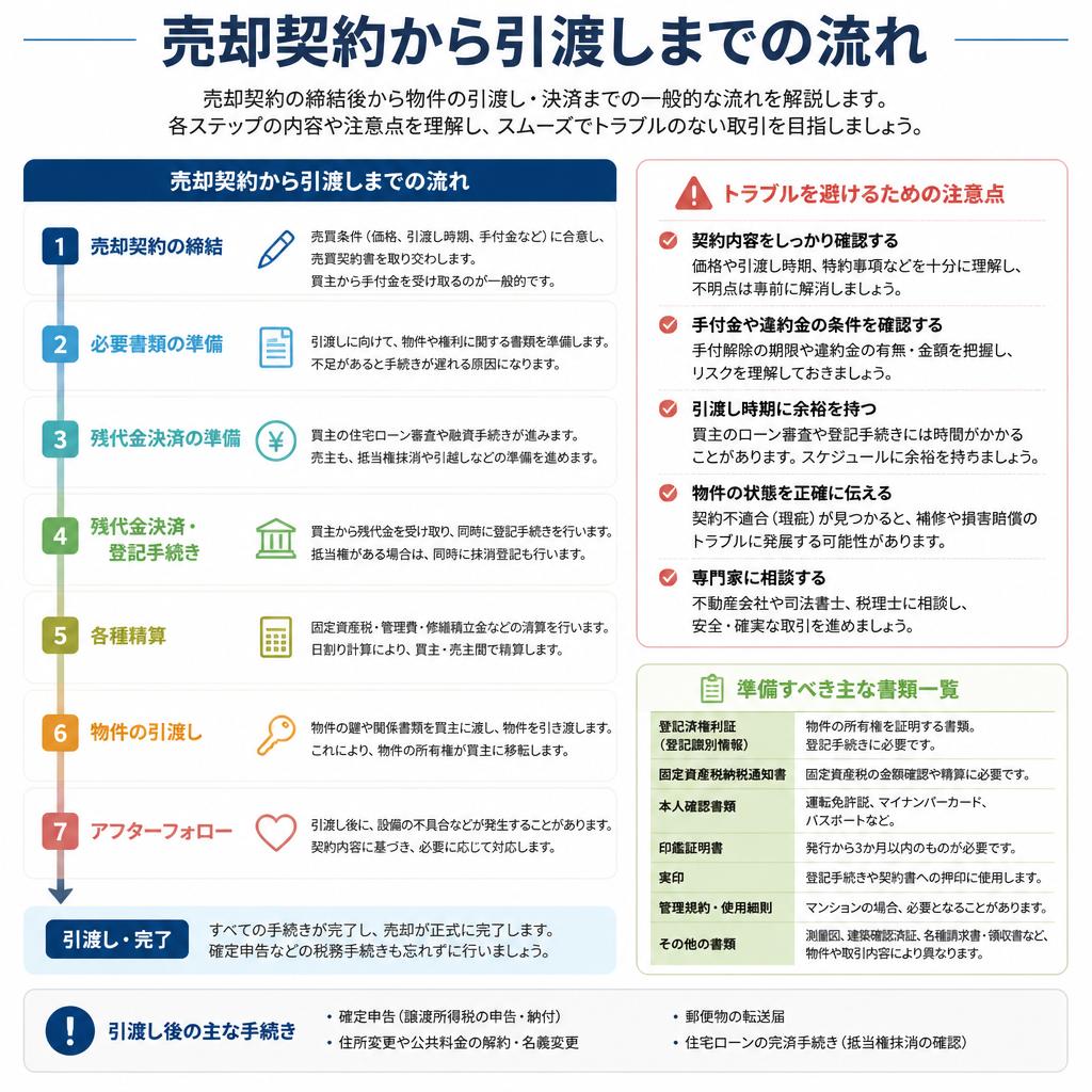 スムーズな取引のためのステップ