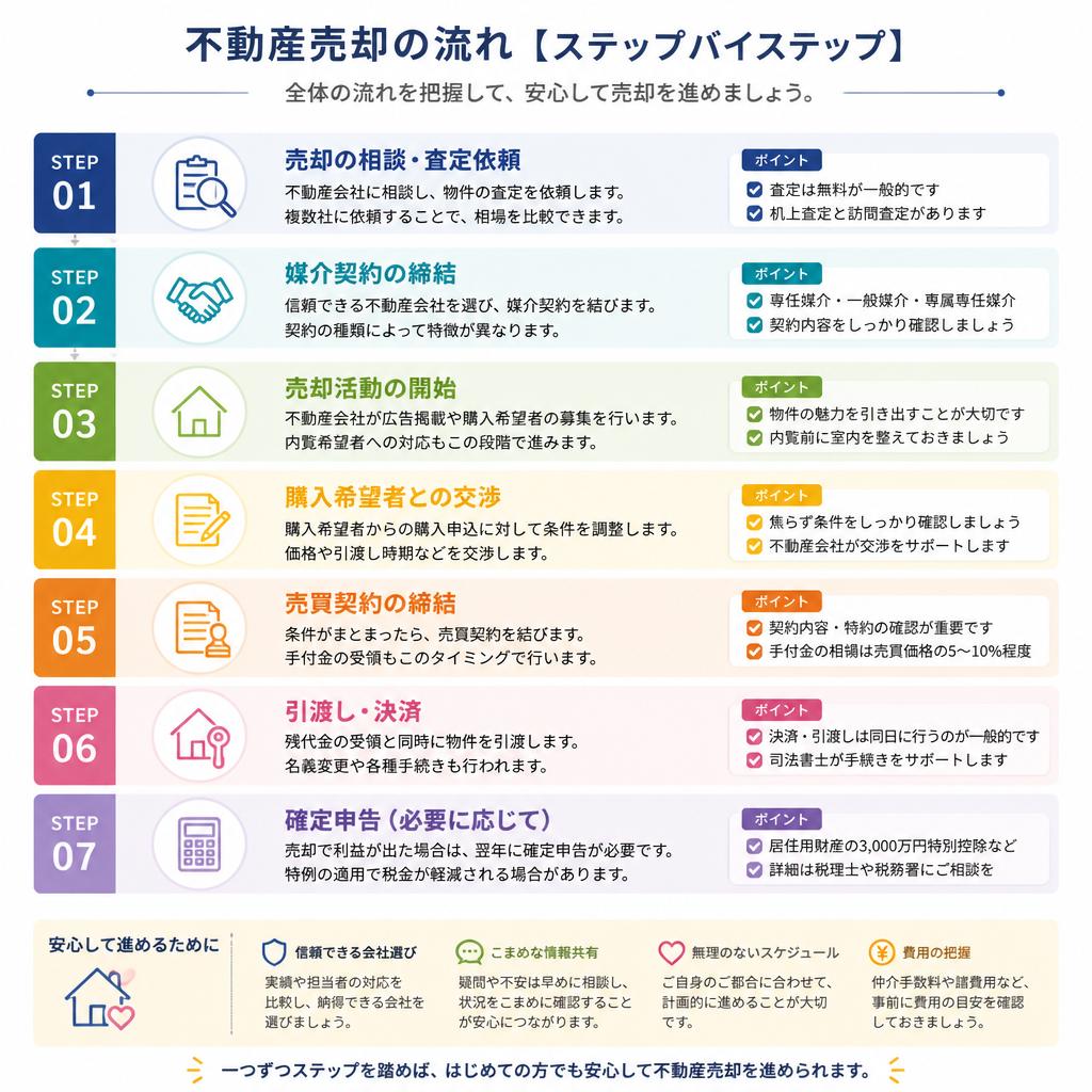 2. 不動産売却の流れ