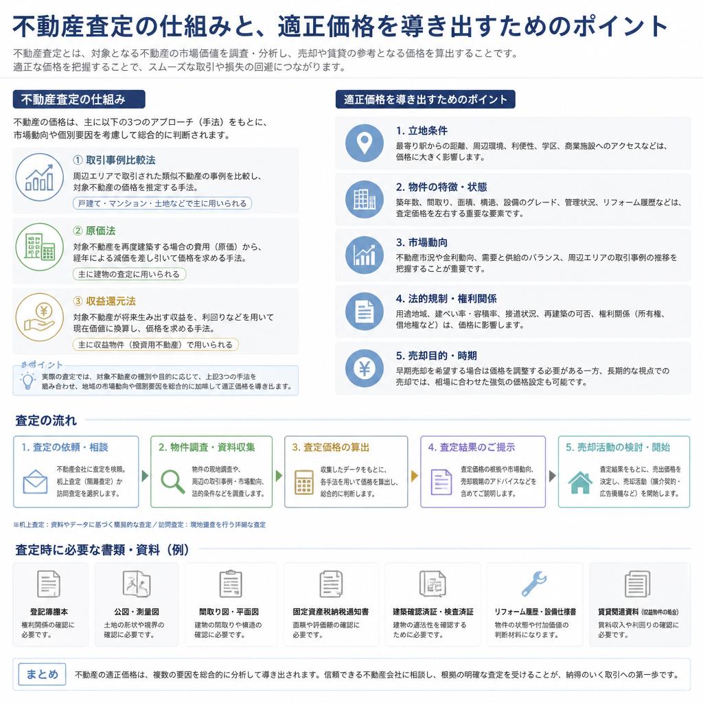 戸建て住宅の査定方法