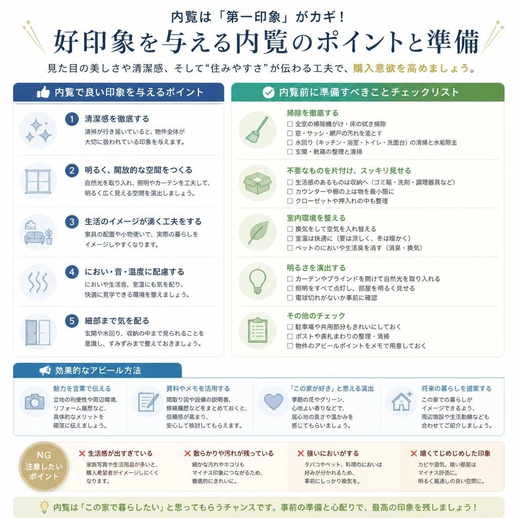 内覧準備のコツ