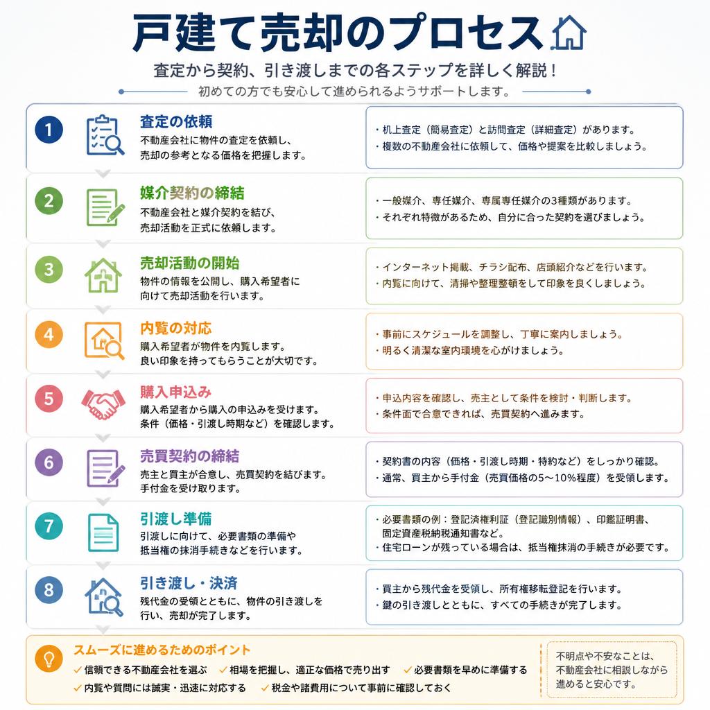 戸建て売却の流れ