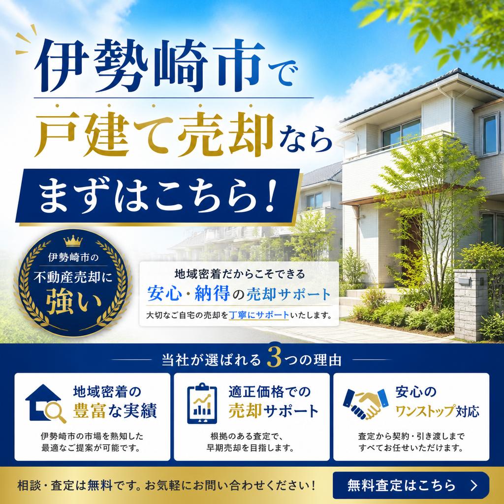 伊勢崎市で戸建て売却ならまずはこちら！