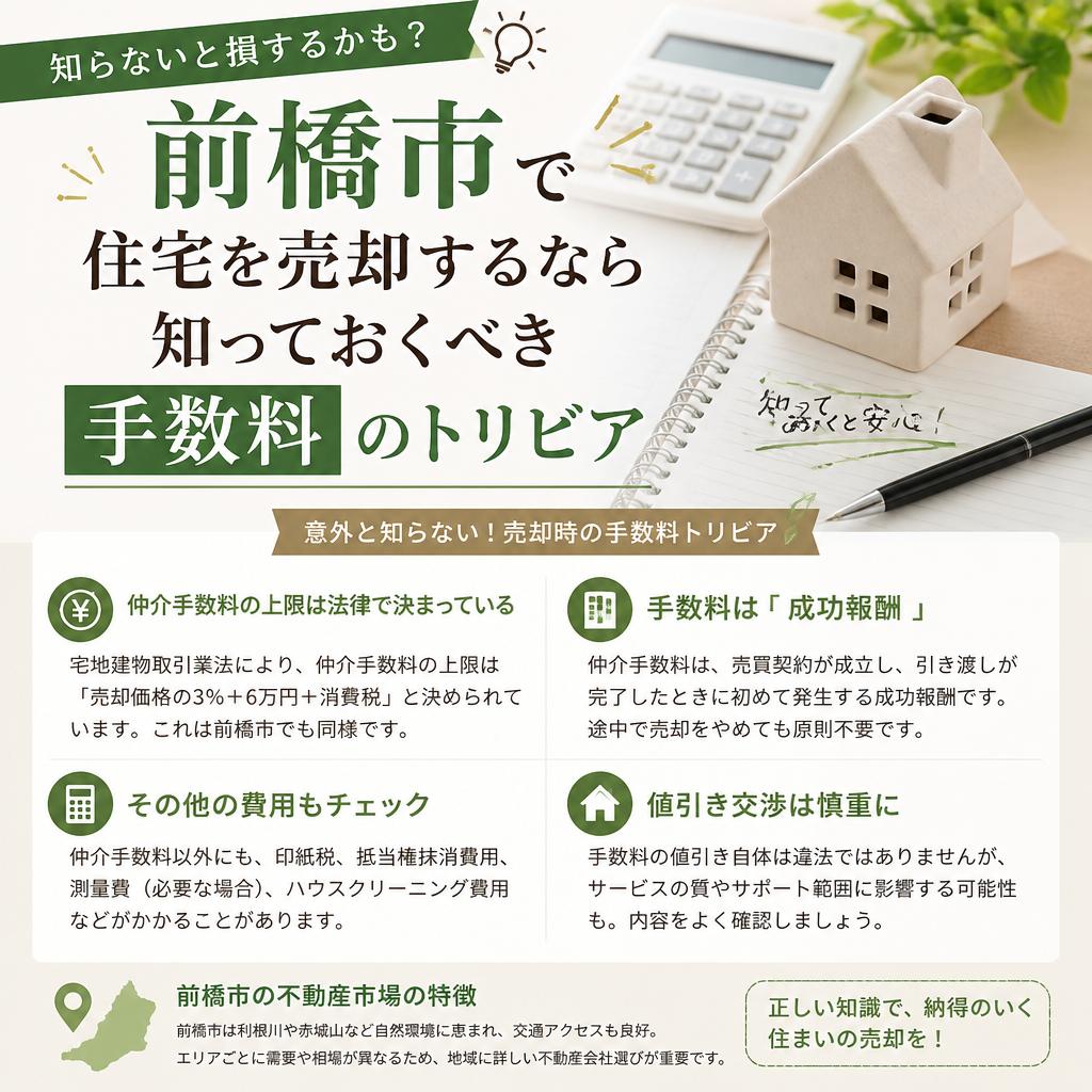 前橋市で住宅を売却するなら知っておくべき手数料のトリビア