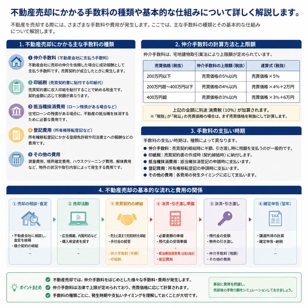 住宅売却にかかる手数料とは？
