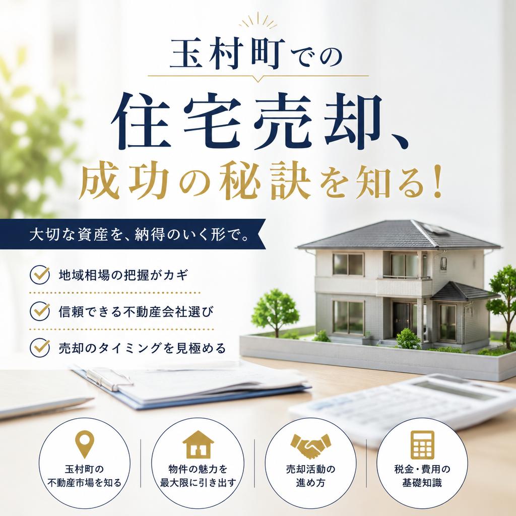 玉村町での住宅売却、成功の秘訣を知る！