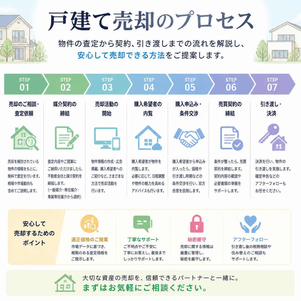 スムーズな売却のためのステップ