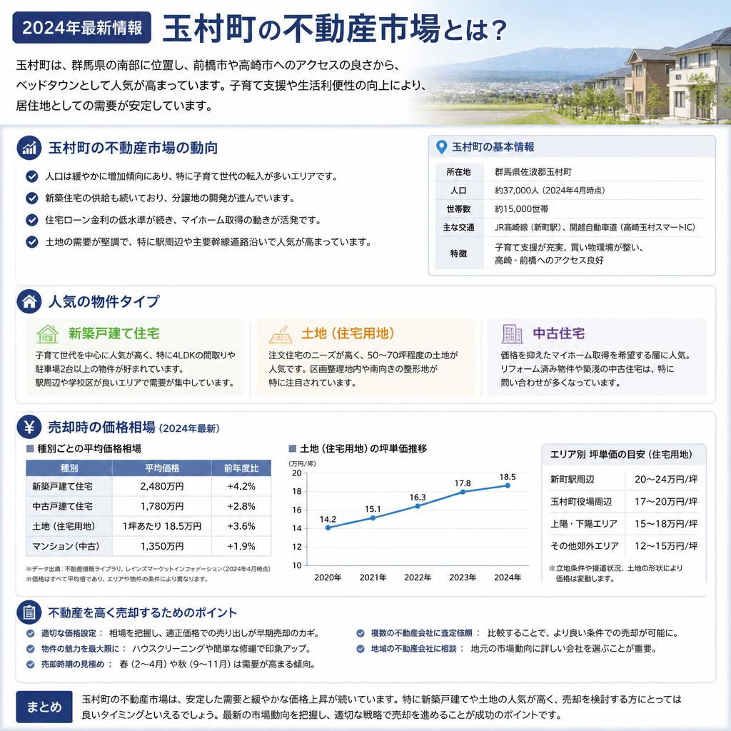 玉村町の不動産市場の現状