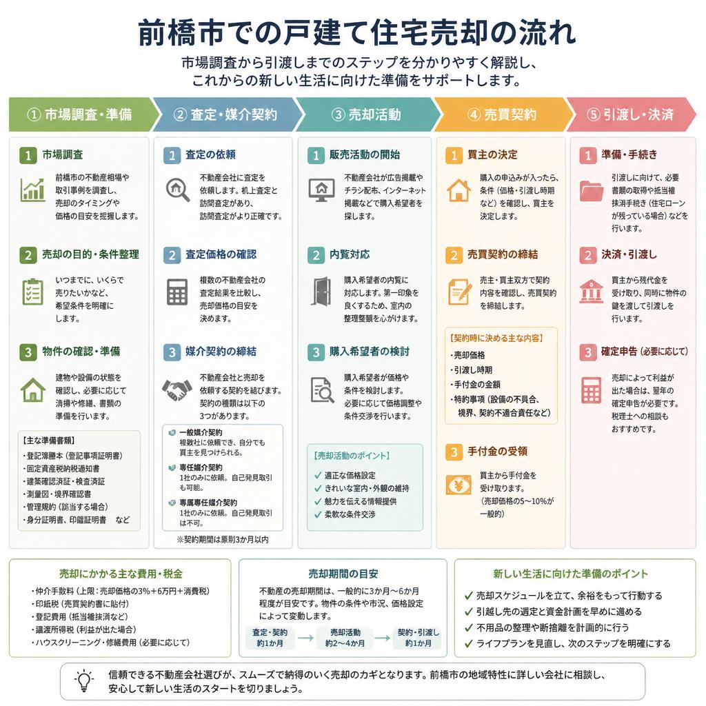 戸建て住宅売却の流れ