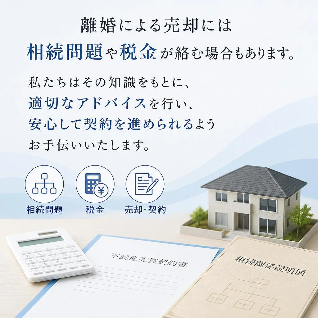 相続問題や税金の相談も可能