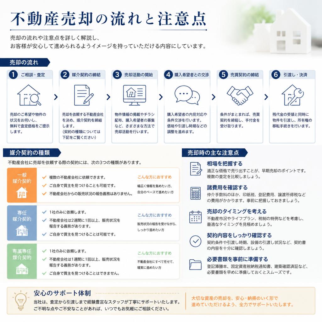 スムーズな家売却のプロセス