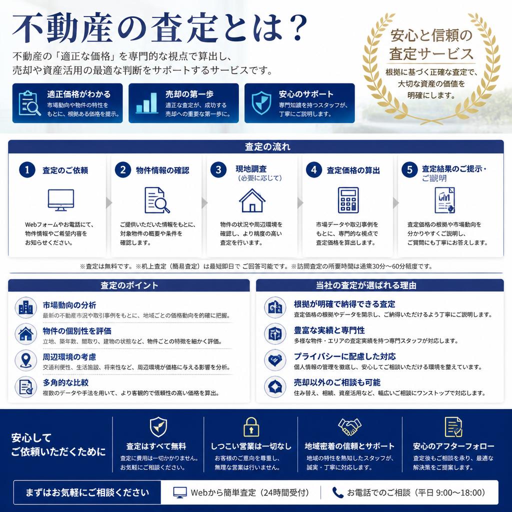 査定の流れとポイント