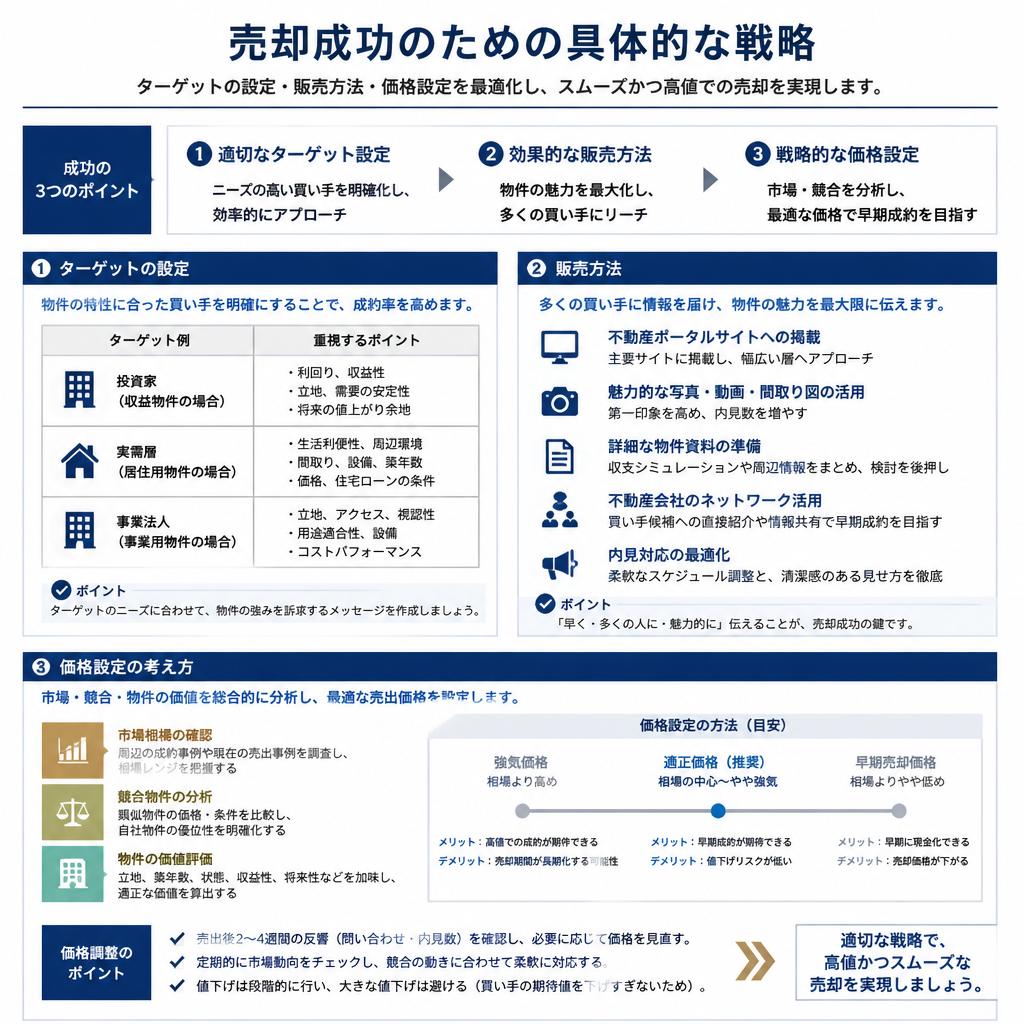 売却成功のための戦略
