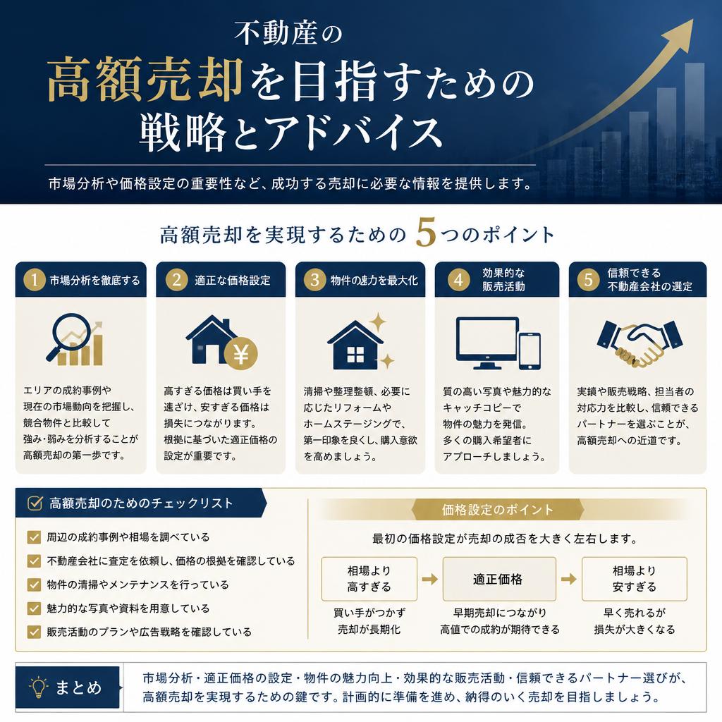 高額売却を実現するためのポイント