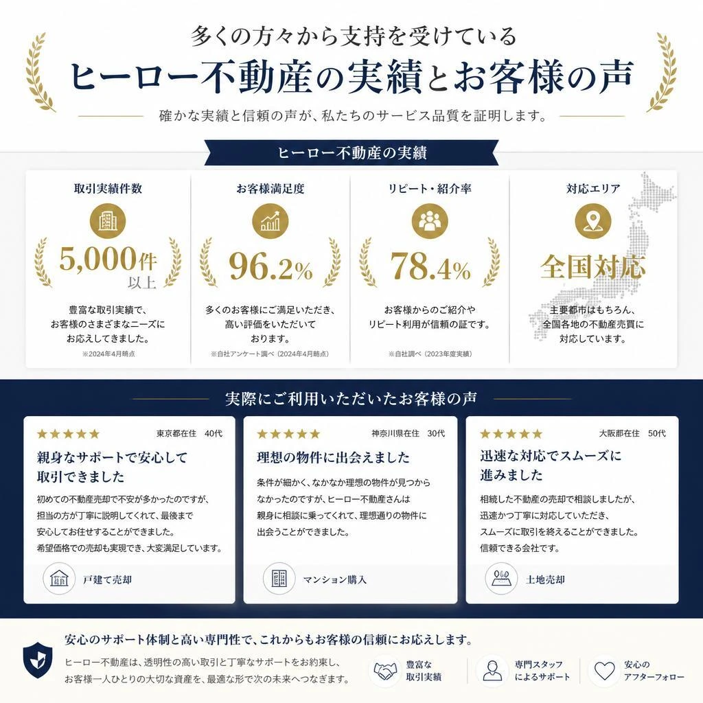 実績とお客様の声