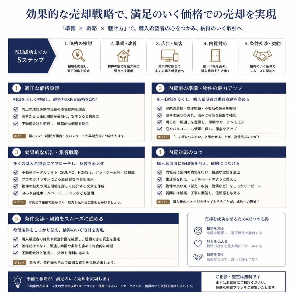 成功するための売却戦略