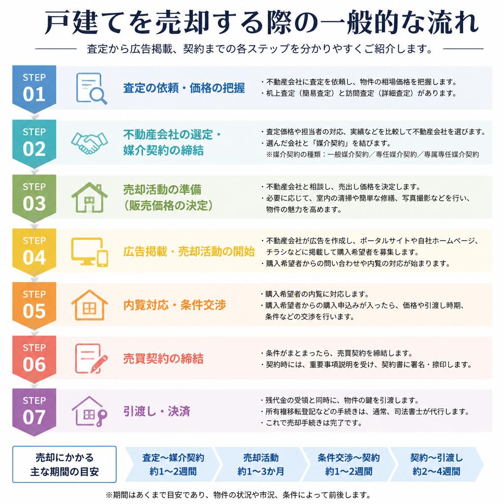 戸建て売却の流れ