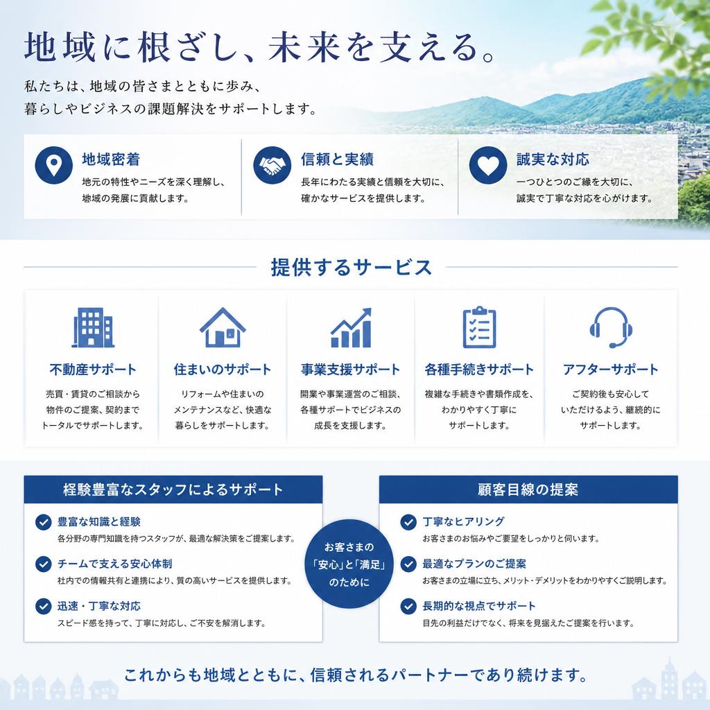 当社の強みとサービス