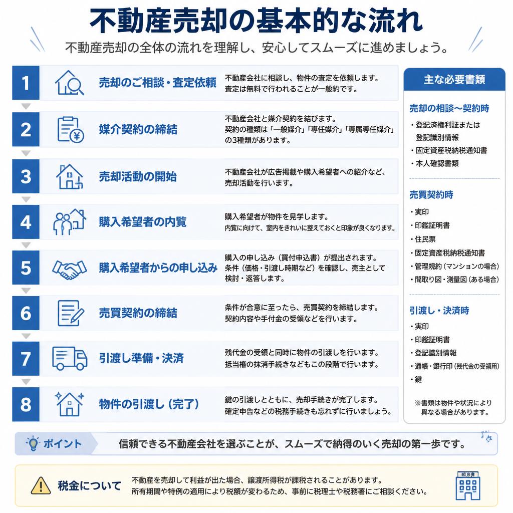 一戸建て売却の流れ