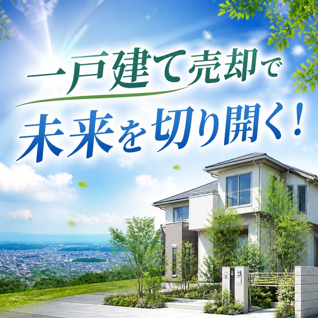 一戸建て売却で未来を切り開く！