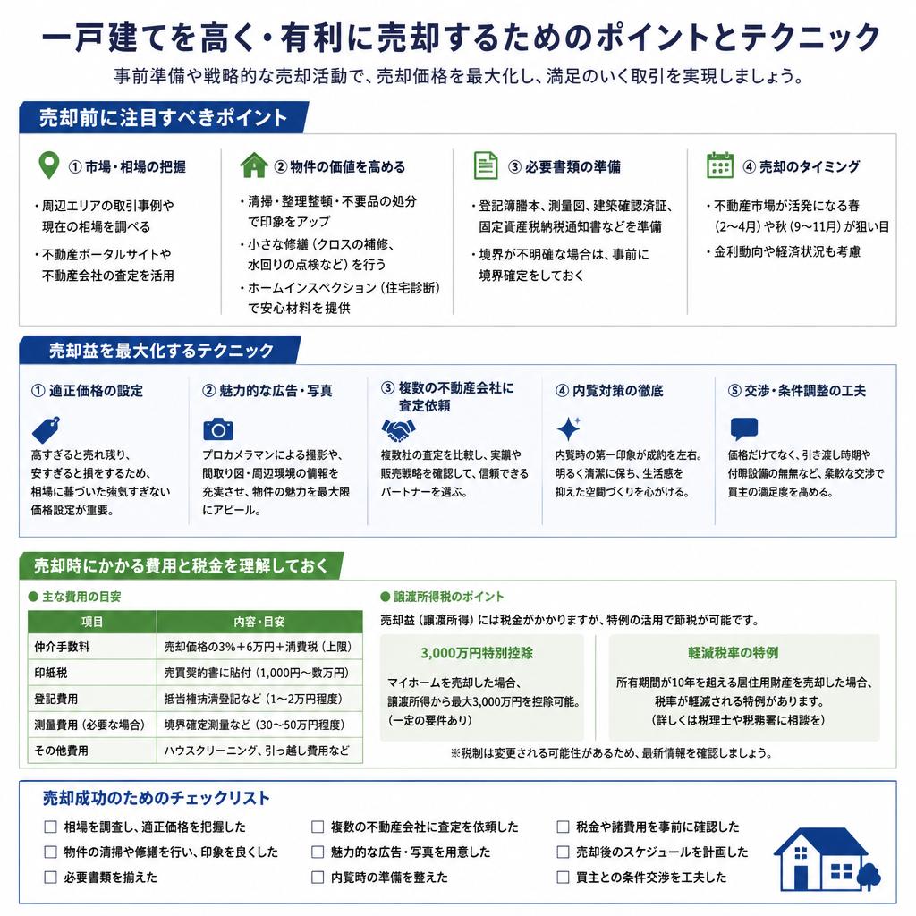 売却益を最大化するためのポイント