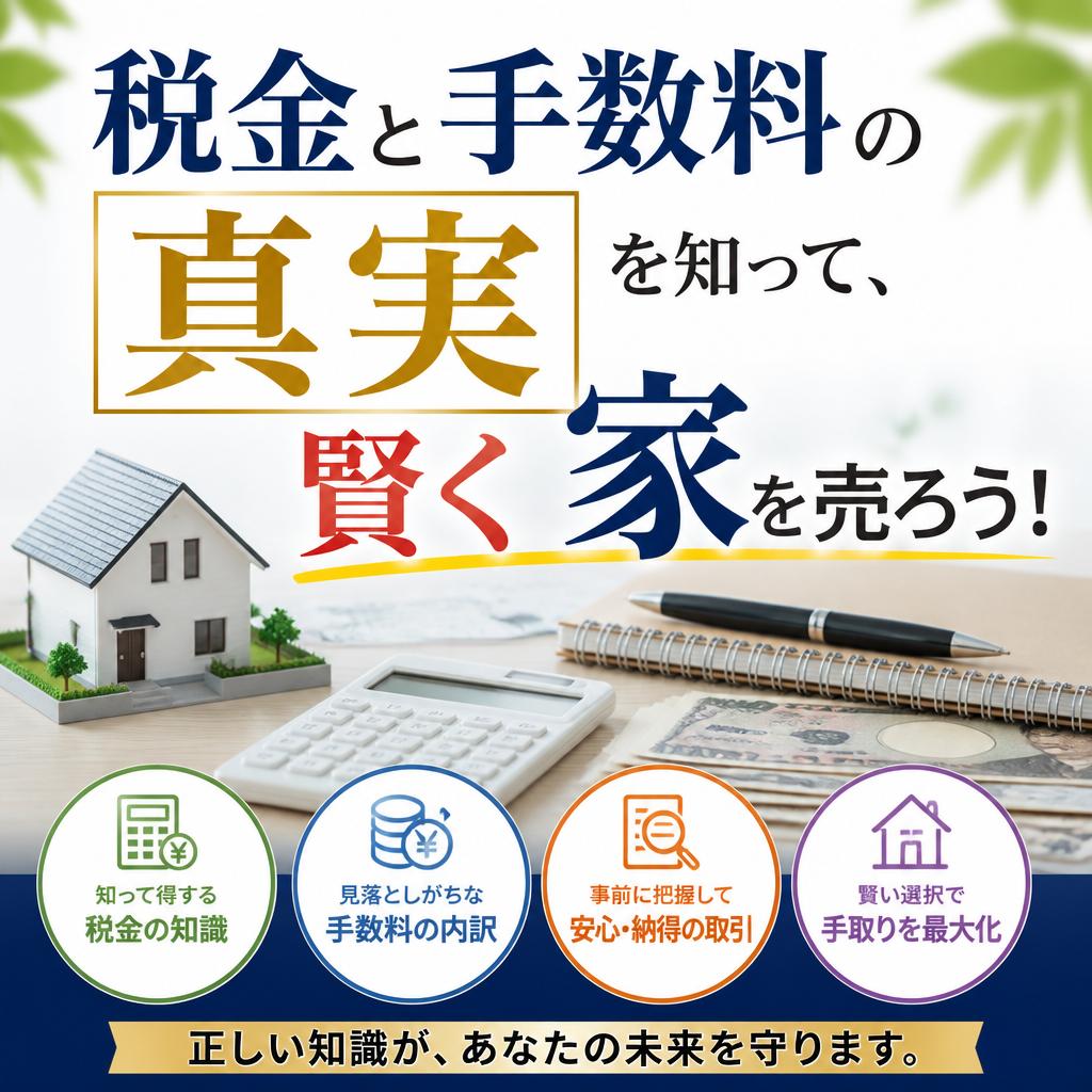 税金と手数料の真実を知って、賢く家を売ろう！