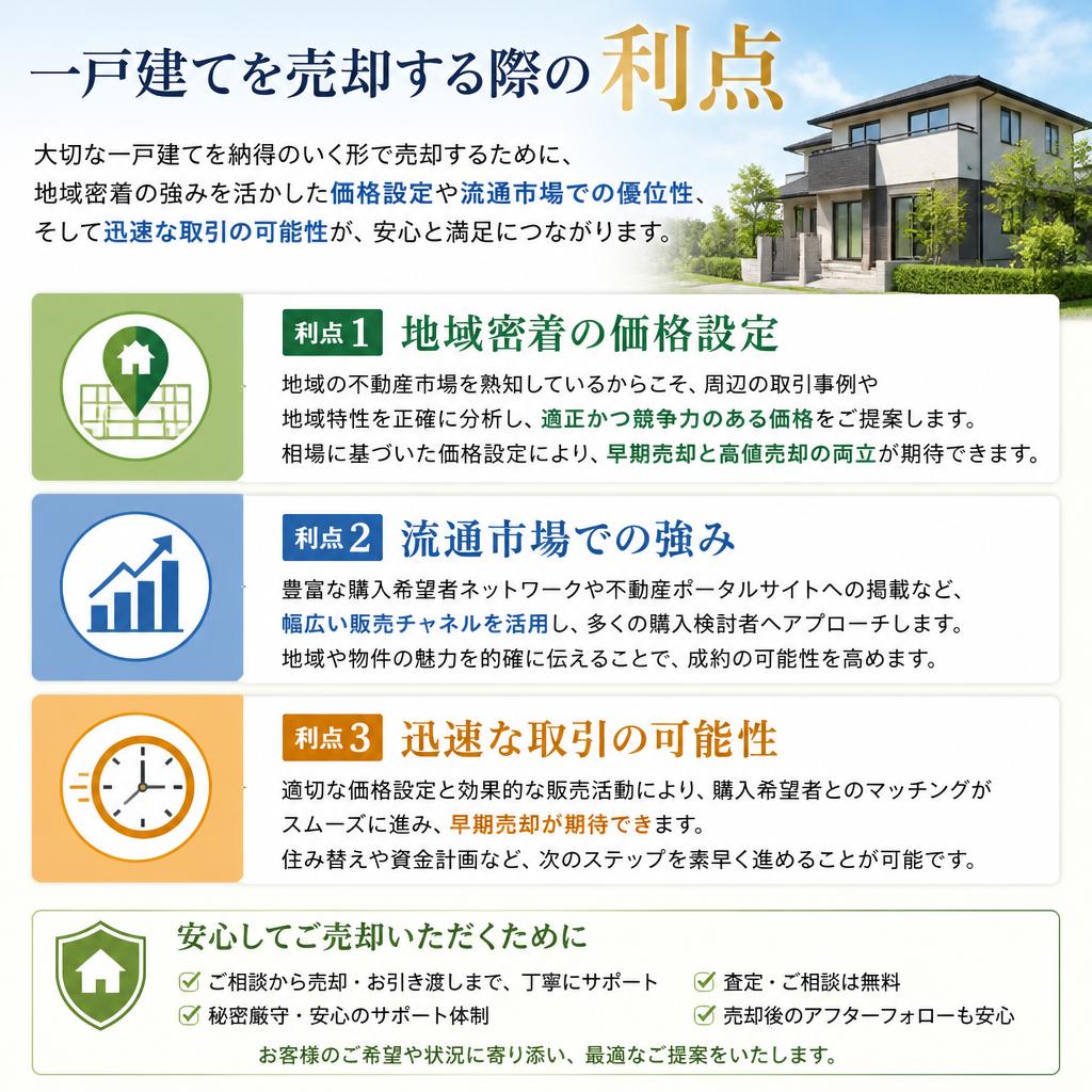 一戸建て売却のメリット