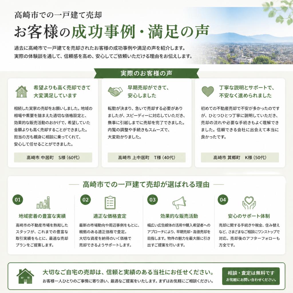 お客様の声と成功事例