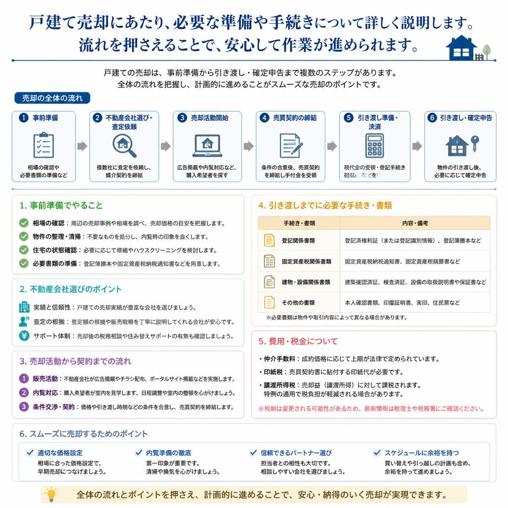 4. 売却に向けた準備と流れ