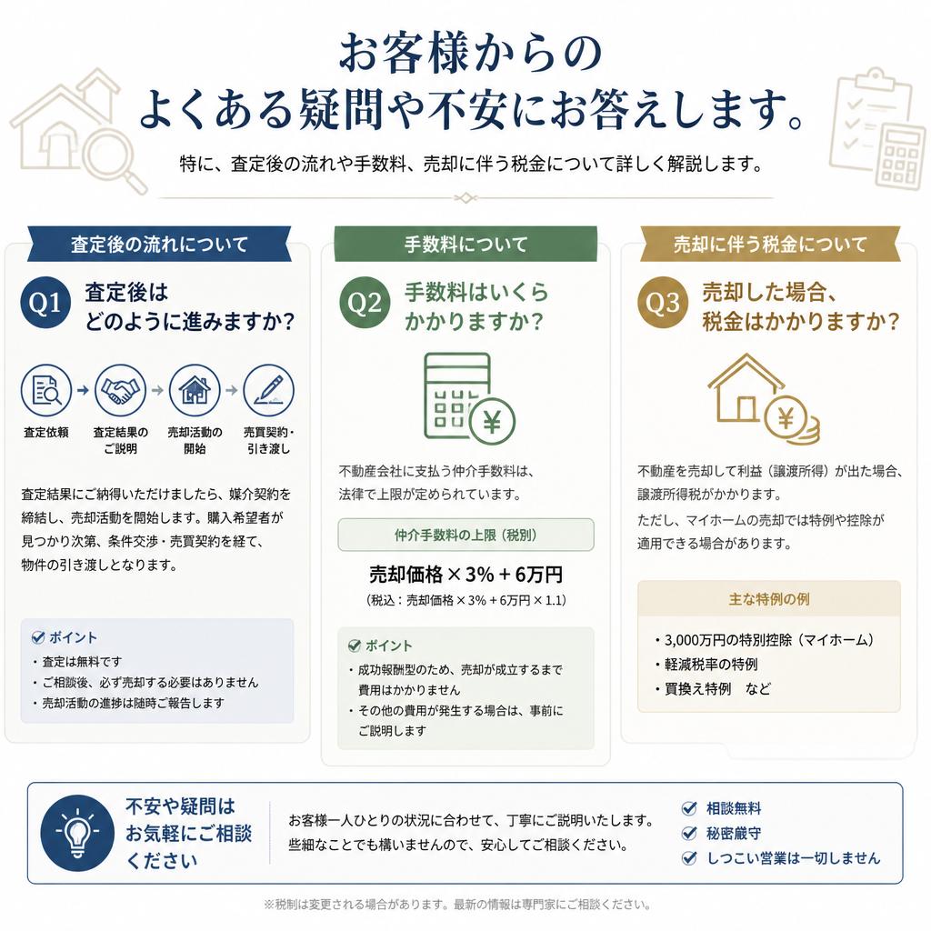 不動産売却に関するお悩み解決