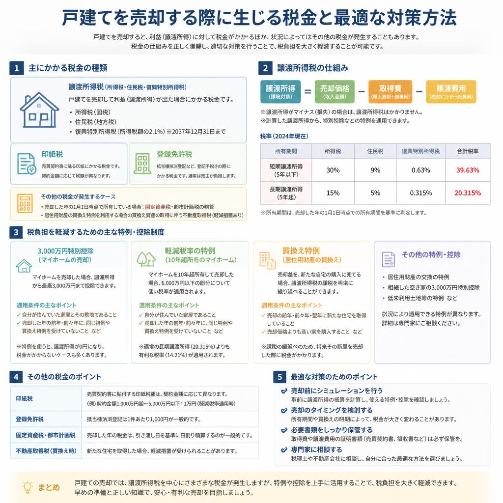 税金対策を考えた売却方法