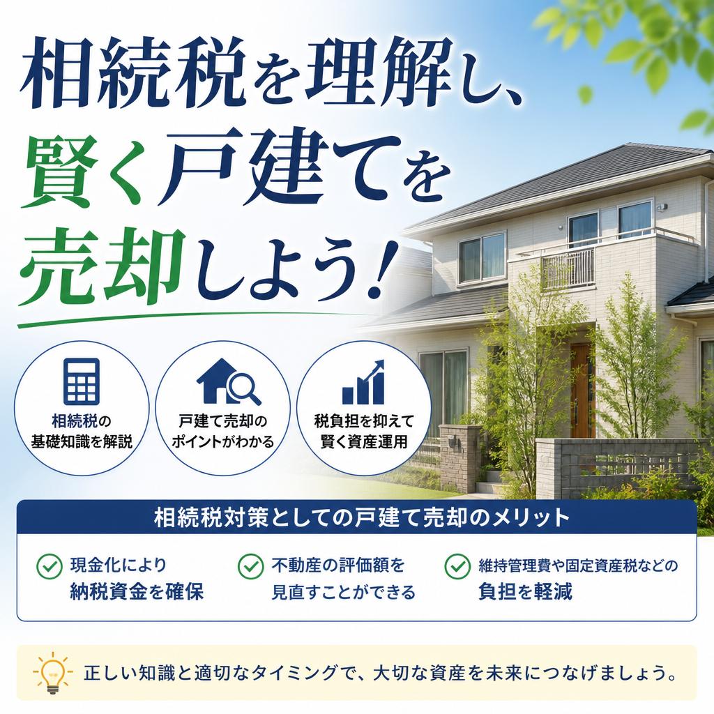 相続税を理解し、賢く戸建てを売却しよう！