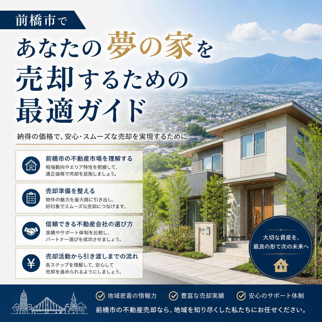 前橋市であなたの夢の家を売却するための最適ガイド