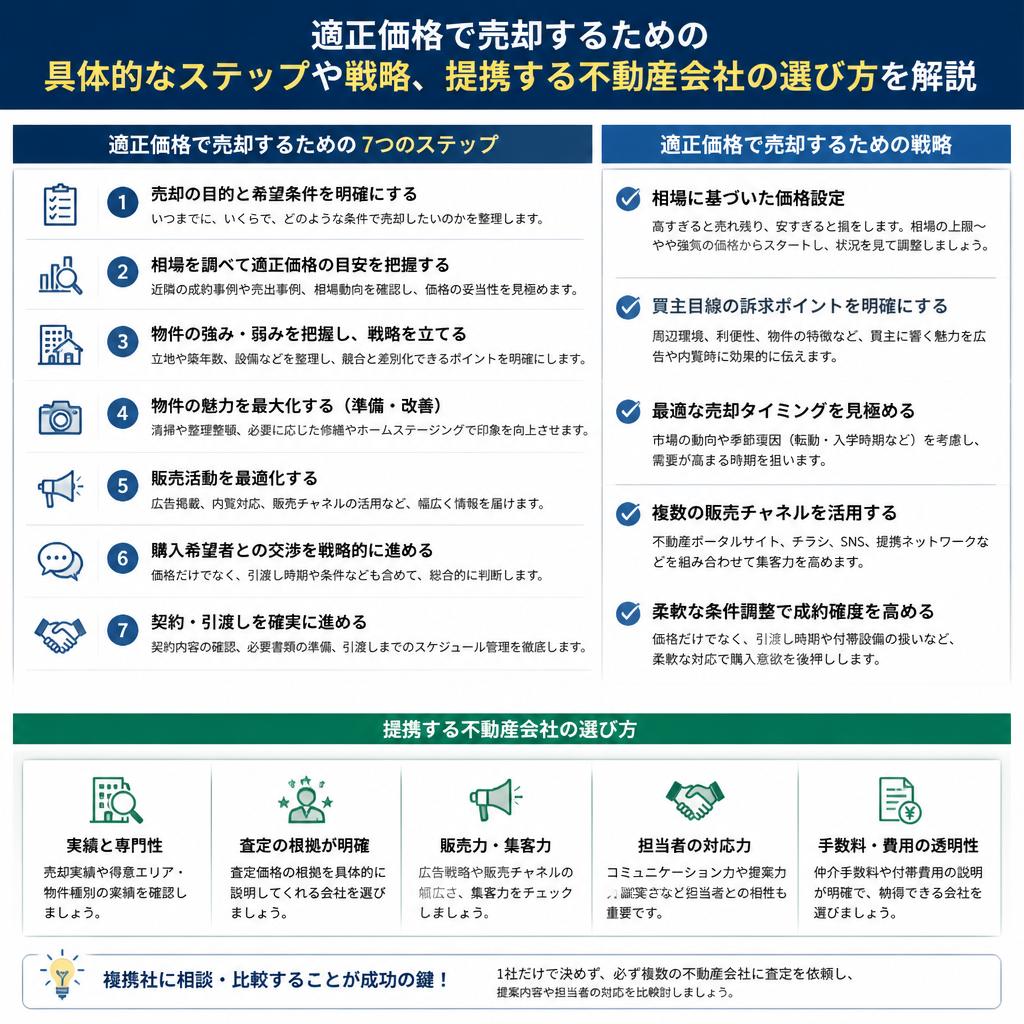 適正価格での売却を実現する方法