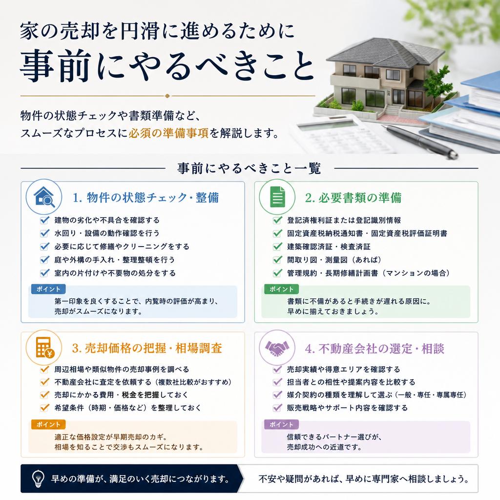 2. 家の売却前に準備すること