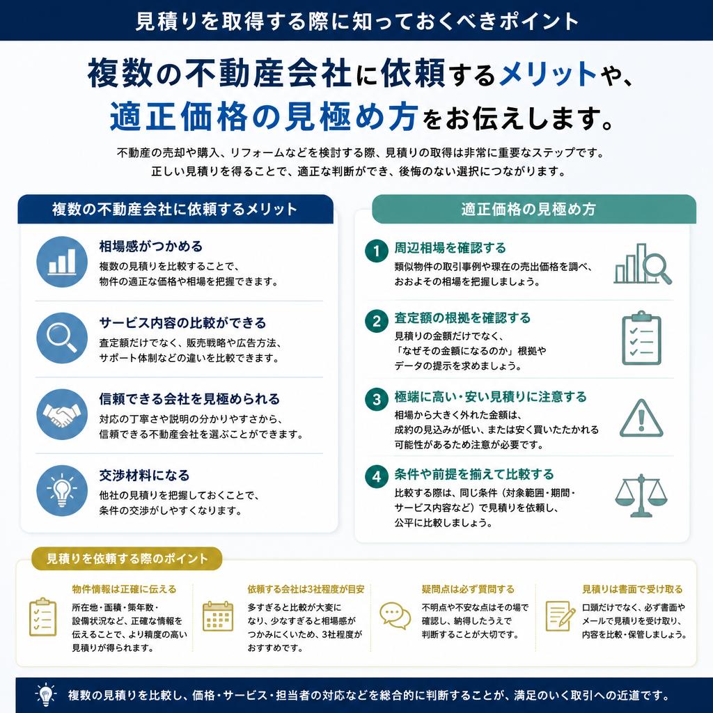 3. 売却見積りの方法と注意点