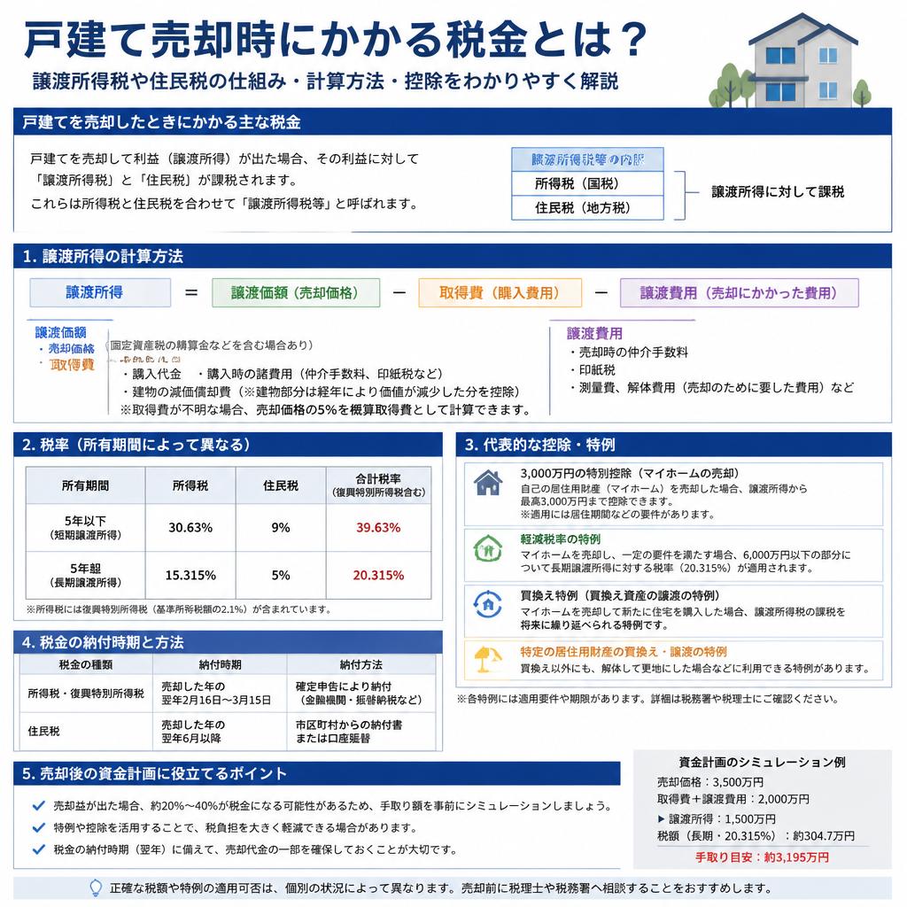 離婚に伴う不動産の税金について