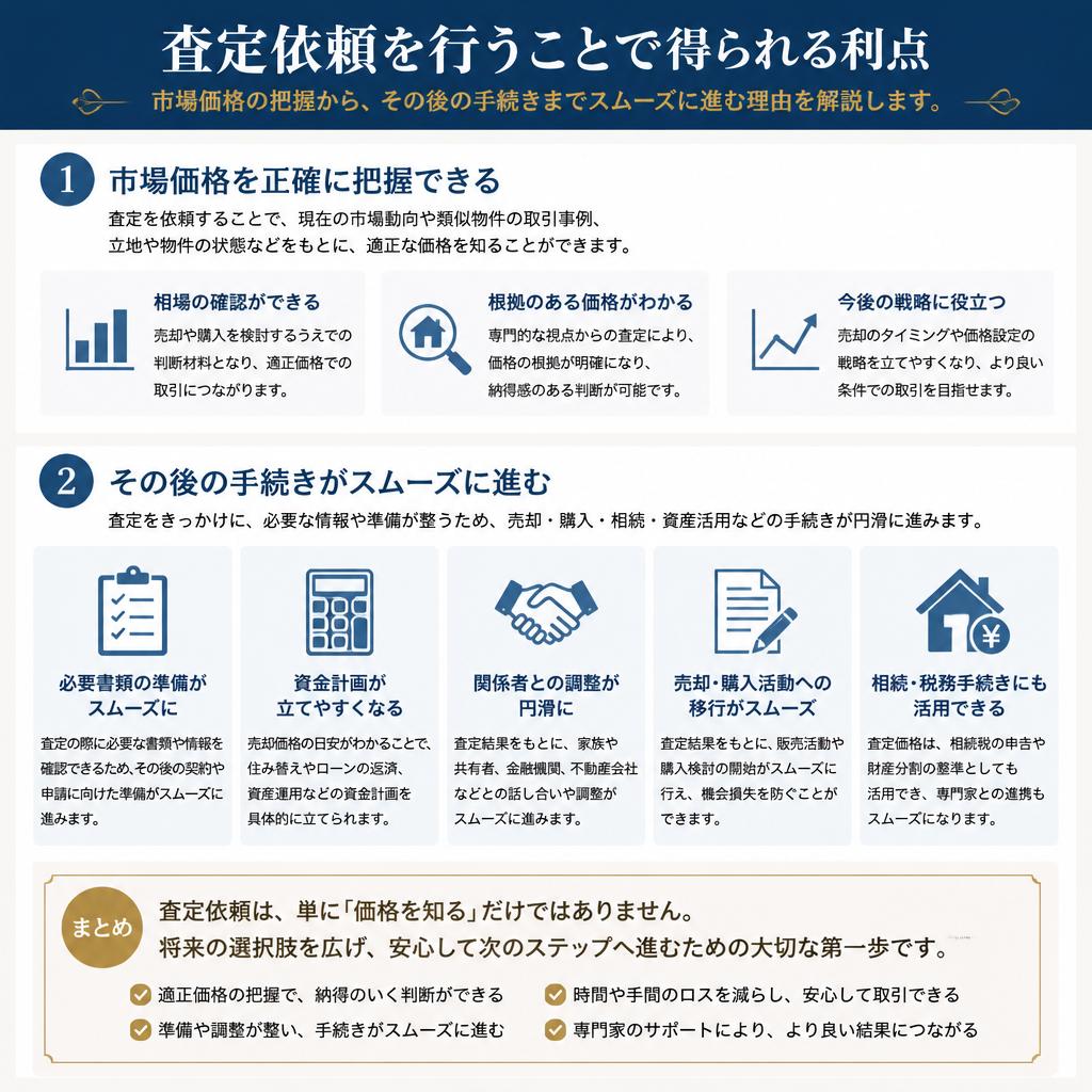 査定依頼のメリットとは？