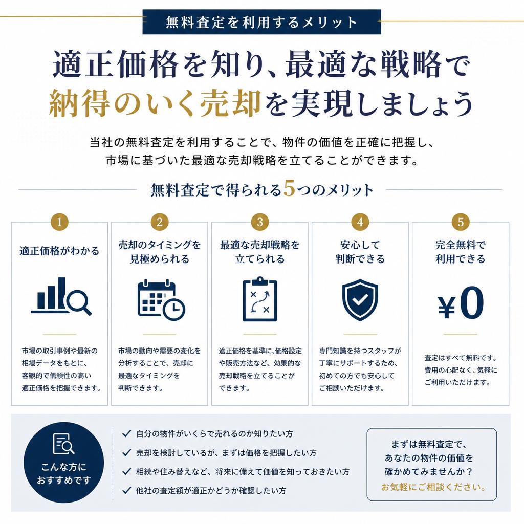 無料査定のメリット