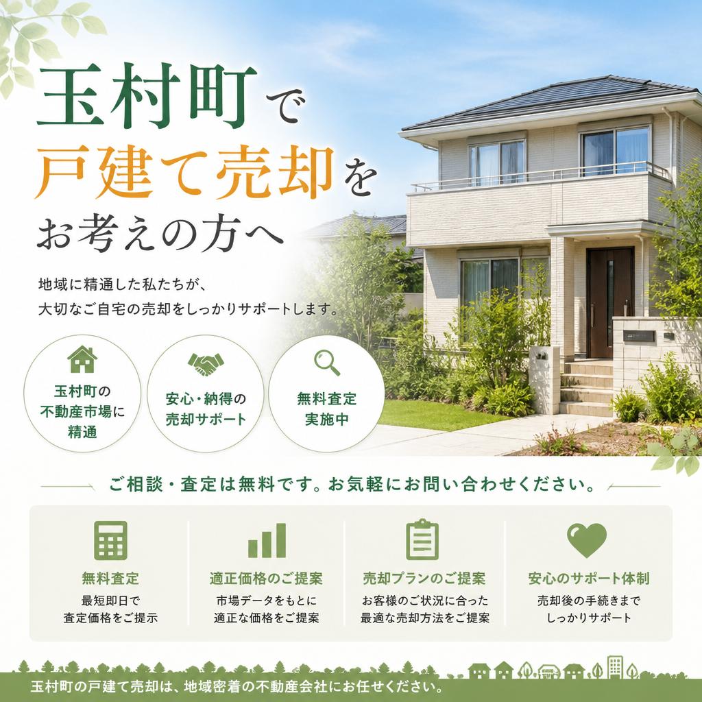 玉村町で戸建て売却をお考えの方へ