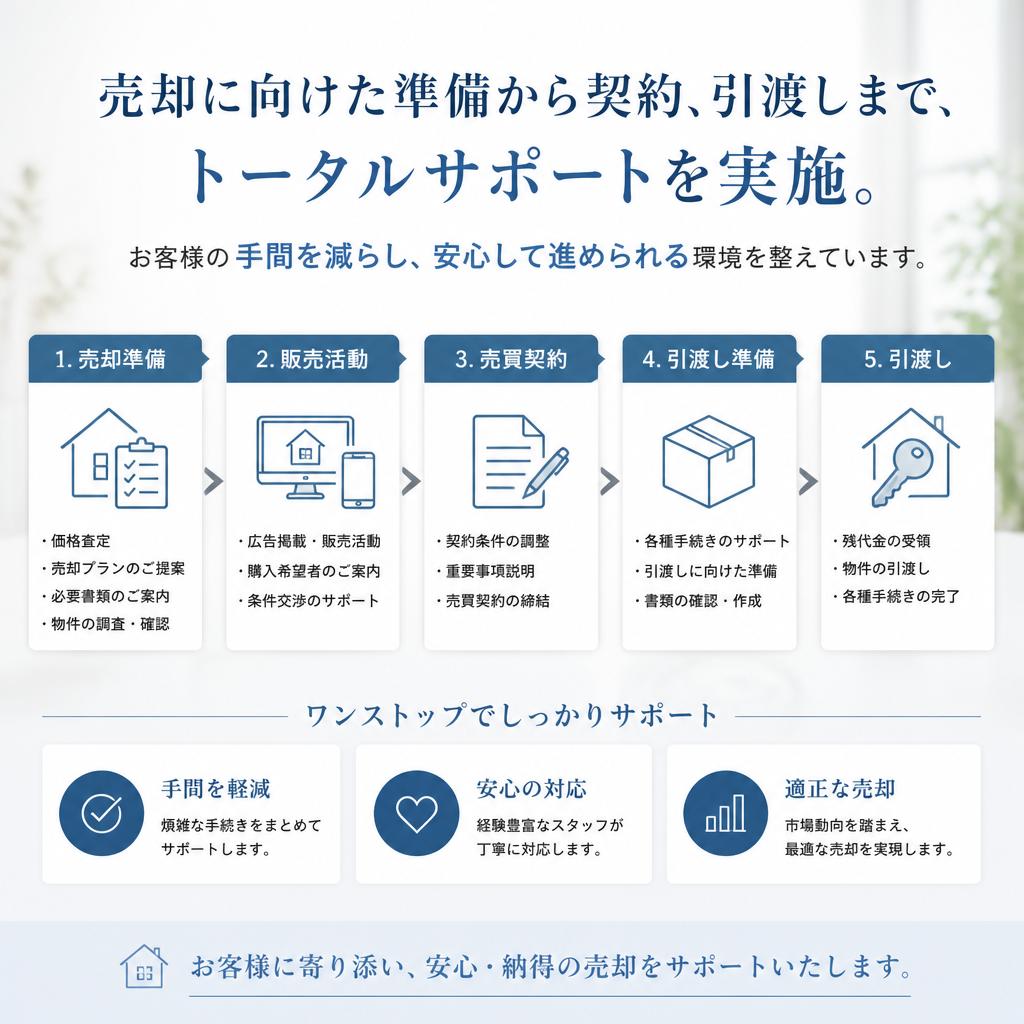 スムーズな売却プロセスを実現