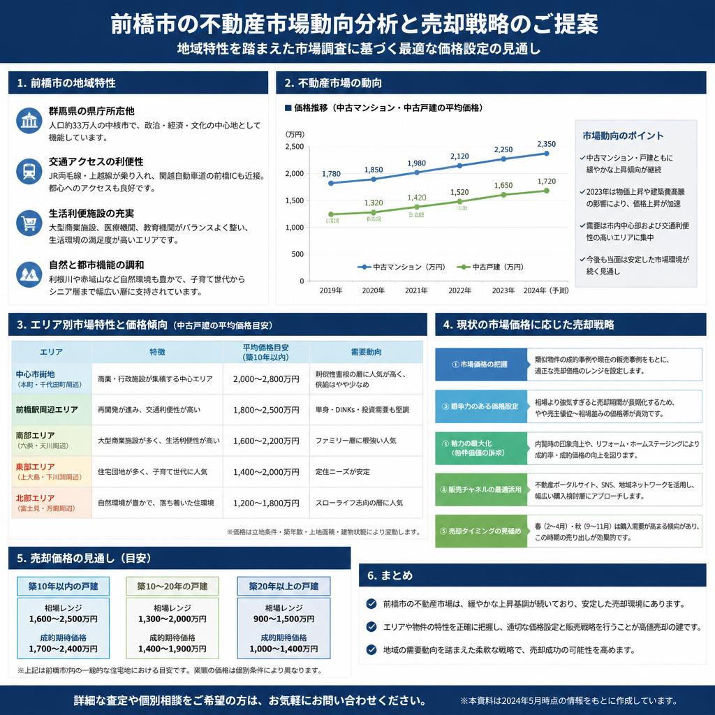 前橋市の不動産市場調査