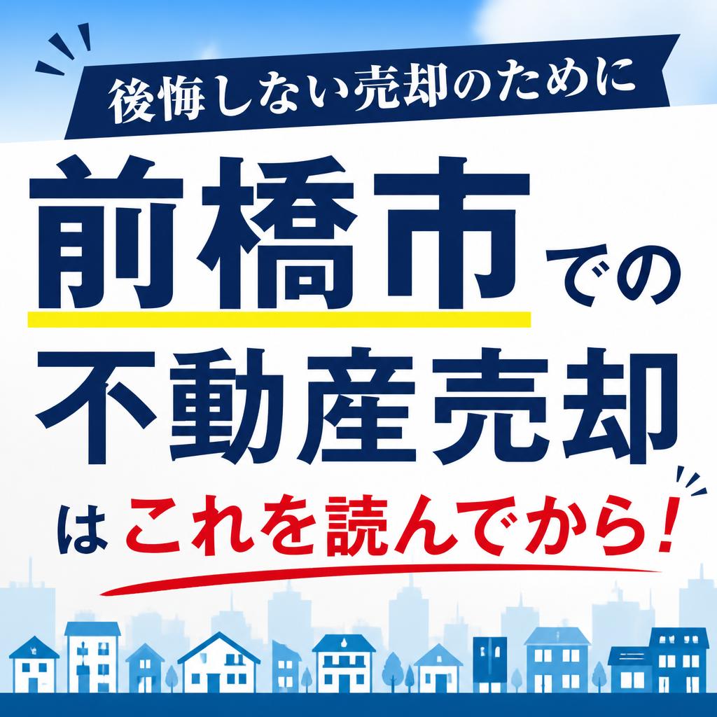 前橋市での不動産売却はこれを読んでから！