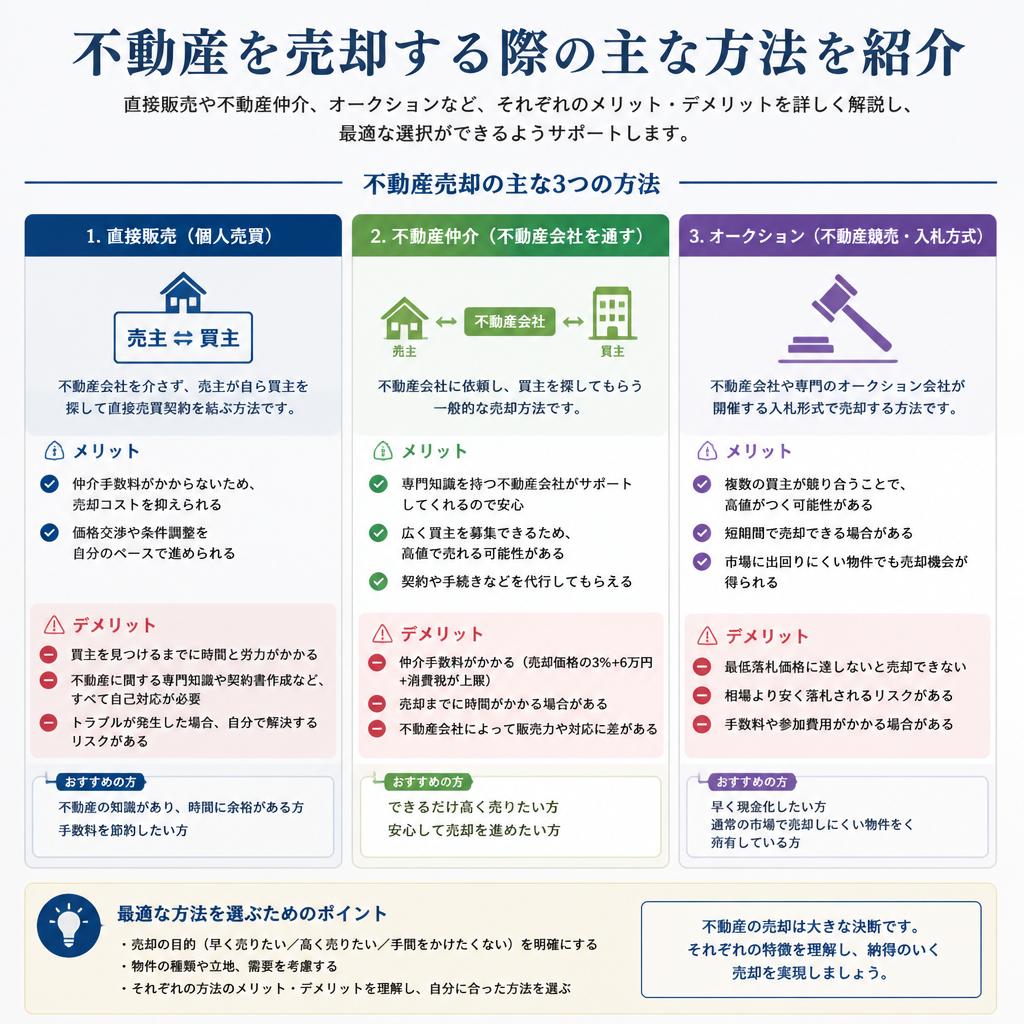 売却方法の選択肢