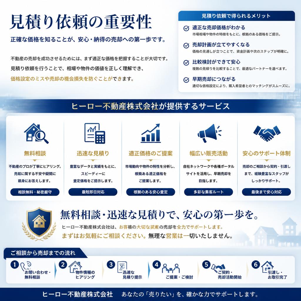 見積り依頼の先にある安心
