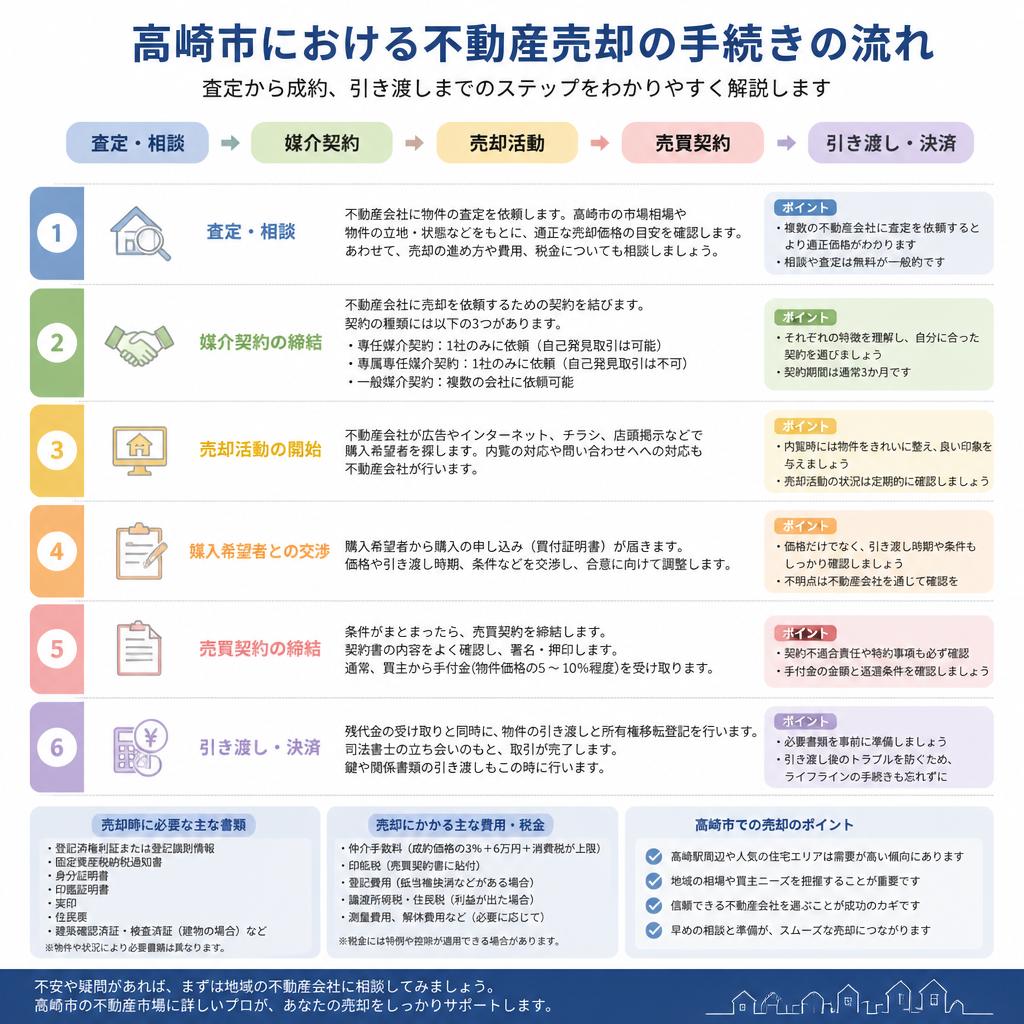 売却手続きの具体的な流れ